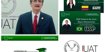 Felicita Rector de la UAT a egresados de la Maestría en Dirección Empresarial