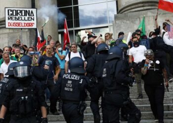 Indigna en Alemania protesta de “Anticovid”
