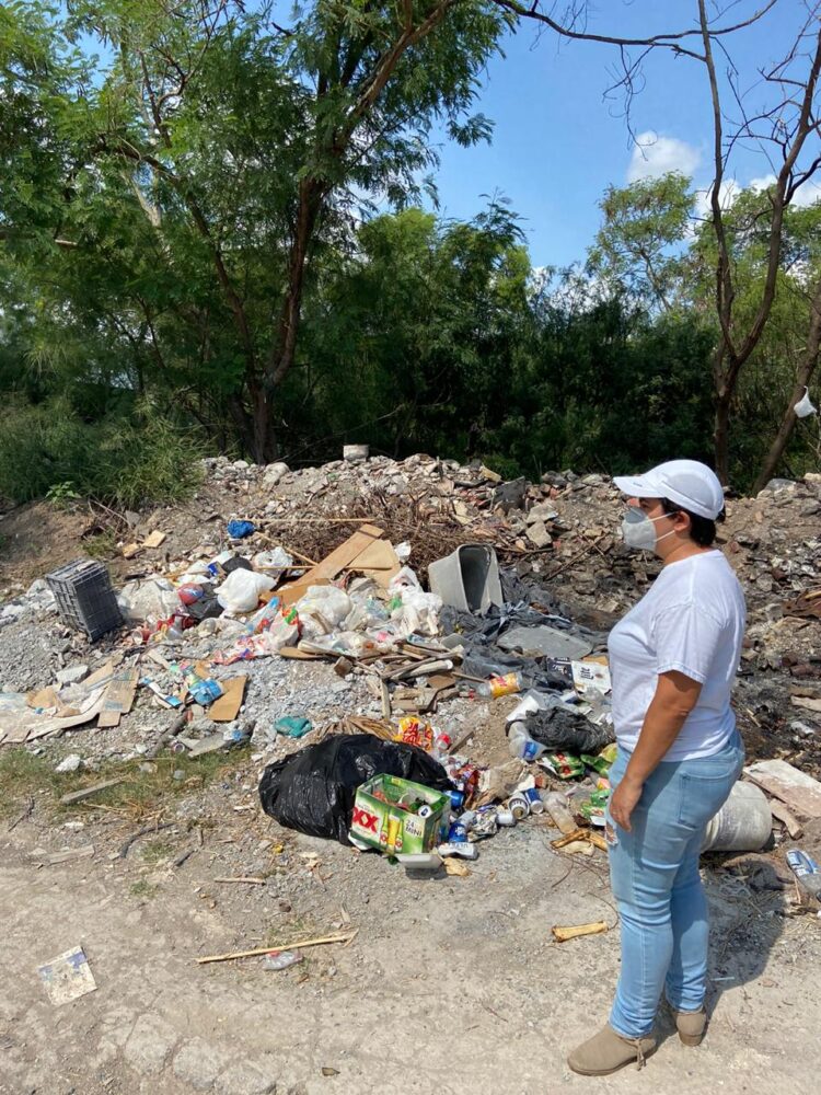 Atiende Partido Verde quejas por basureros clandestinos