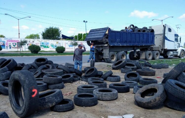 Recolectan 22 mil 500 llantas de desecho en N. Laredo