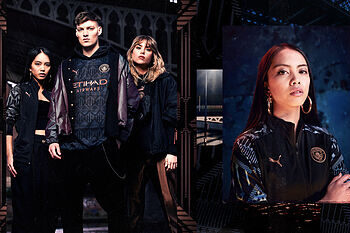 El Manchester City presenta su uniforme de visitante para la próxima temporada