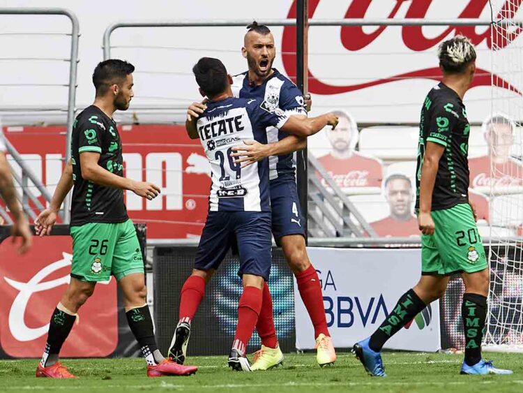 Rayados de Monterrey  empata 2-2 ante Santos-Laguna
