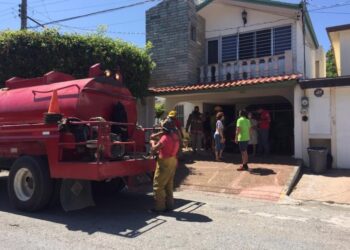 Fuga de gas ocasiona incendio
