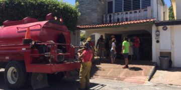 Fuga de gas ocasiona incendio