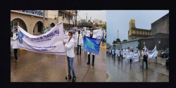 Protestan médicos en el sur de Tamaulipas