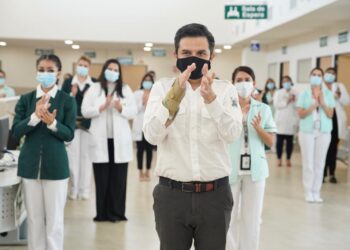 En Reynosa, Tamaulipas, Director General del IMSS encabezó homenaje a médicos y personas fallecidas por COVID-19