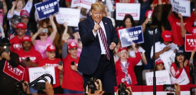 Donal Trump hará una gira contra Biden durante la convención demócrata