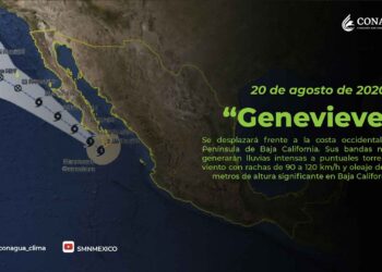 Emiten alerta roja en Los Cabos por huracán Genevieve