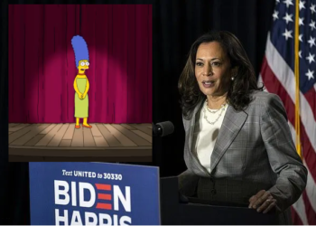 Marge Simpson “responde” tras comparación con Kamala Harris