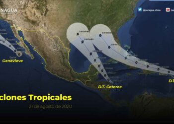 Depresión Tropical 14 generará lluvias intensas en Quintana Roo y Yucatán