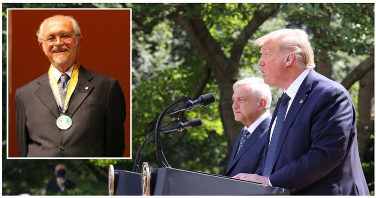 Mario Molina defiende efecto del cubrebocas; pide a Trump y AMLO usarlo para dar ejemplo