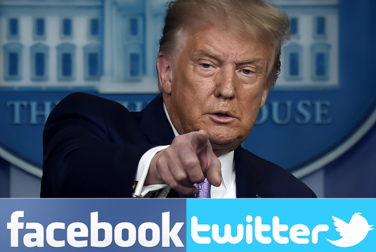 Twitter y Facebook sancionan a Trump por desinformar sobre el COVID-19