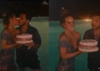 Belinda festeja su cumple años con Nodal
