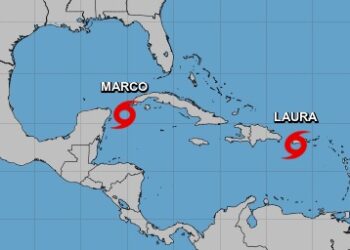 Dos tormentas próximos a huracanes se dirigen a costas del Golfo de México