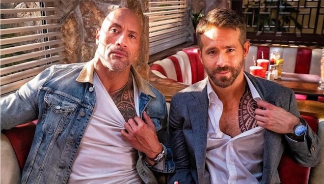 Dwayne Johnson y Ryan Reynolds encabezan la lista de los 10 actores mejor pagados