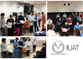 Entrega UAT equipo de protección a médicos internos de pregrado