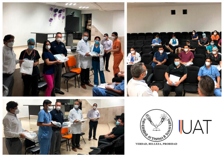 Entrega UAT equipo de protección a médicos internos de pregrado