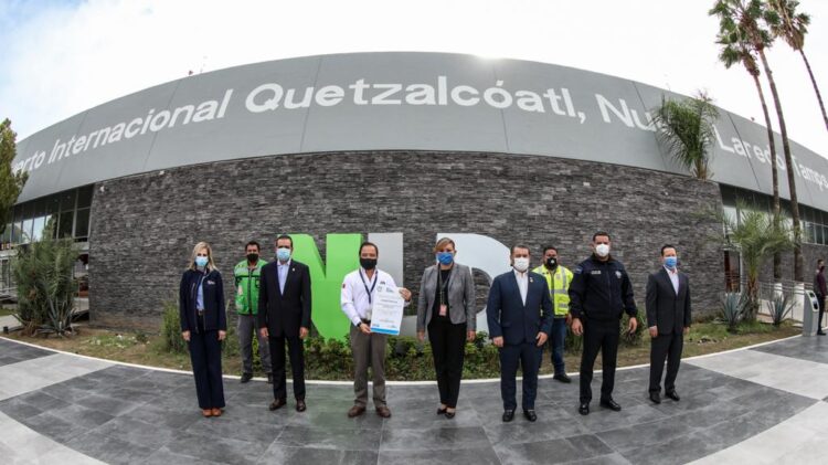 Certifica SANI TAM PRO  al Aeropuerto Quetzalcóatl