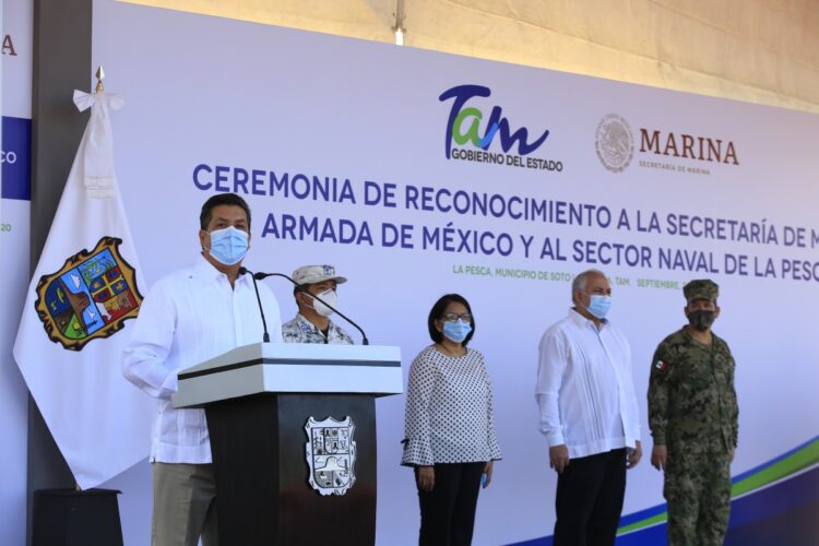 Reconoce gobernador contribución de la SEMAR en seguridad de Tamaulipas
