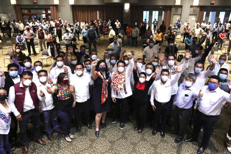 Mario Delgado toma protesta a comités de la defensa de la 4T