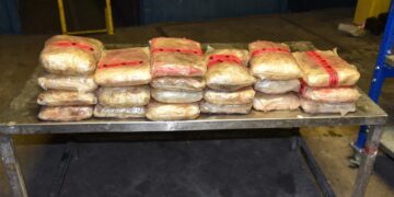 Hallan 50 kilos de metanfetamina en tráiler