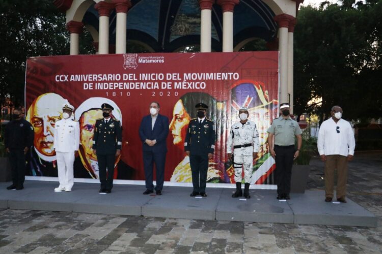 Conmemoran en Matamoros 210 aniversario del inicio de la lucha por Independencia de México