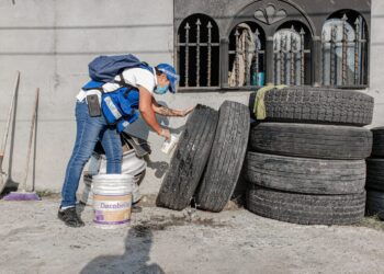 Abatizan colonias de Nuevo Laredo en prevención al dengue