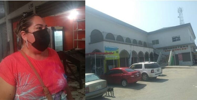 Locatarios del Mercado Santander en Altamira piden créditos flexibles.