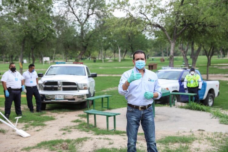 Pide Rivas prudencia en uso de espacios públicos