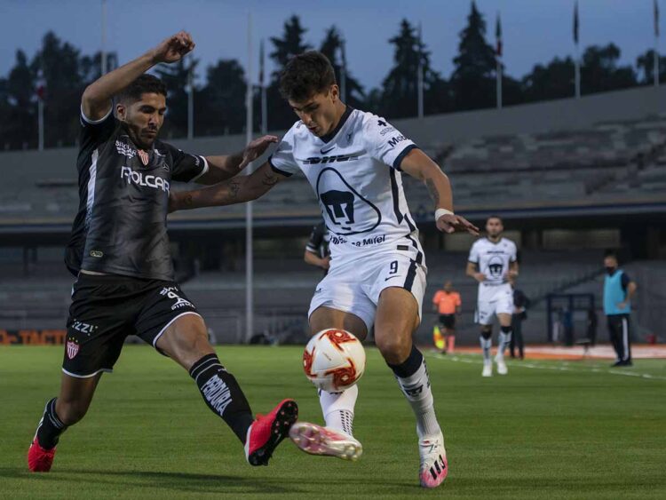  Pumas rescata el empate 1-1 ante Necaxa