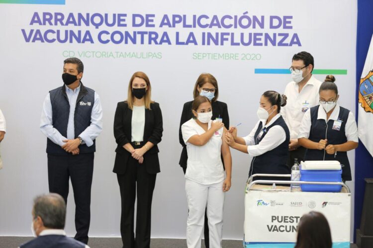 Activa Tamaulipas campaña intensiva de vacunación antiinfluenza