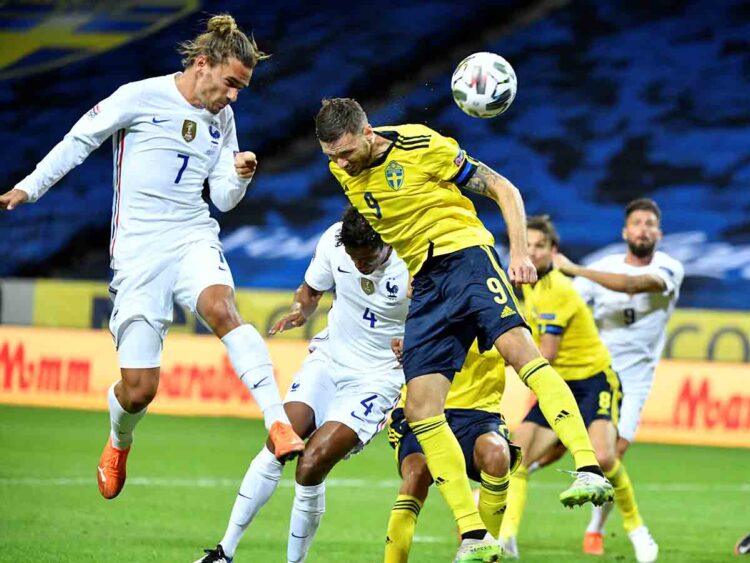 Francia consigue triunfo 1-0 ante Suecia en Liga de Naciones