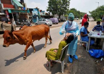 Sobrepasa India los 4 millones de casos de covid-19