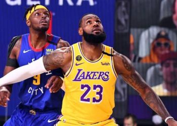 Los Lakers dominan ofensivamente y vencen en el juego 1 a los Nuggets