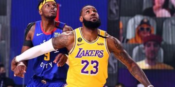 Los Lakers dominan ofensivamente y vencen en el juego 1 a los Nuggets