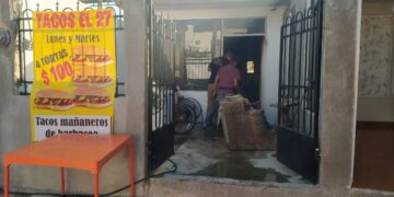 Se incendia taquería en la Nacozari