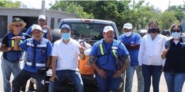 Rehabilita SEBIEN áreas verdes en Victoria