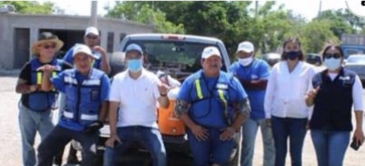 Rehabilita SEBIEN áreas verdes en Victoria