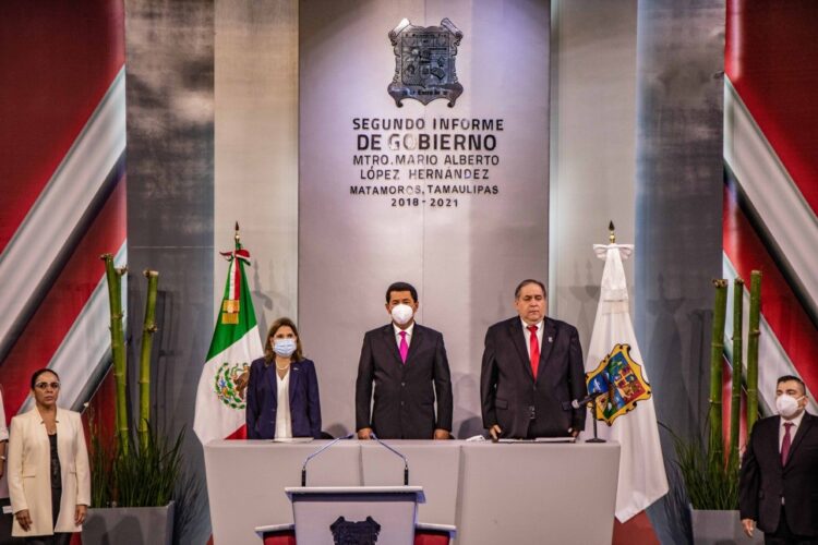 Rinde Mario López  II Informe: “Vamos bien y a Matamoros le irá mejor”