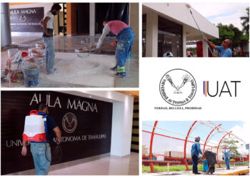 Realiza UAT obras de mantenimiento y sanitización en Campus Sur