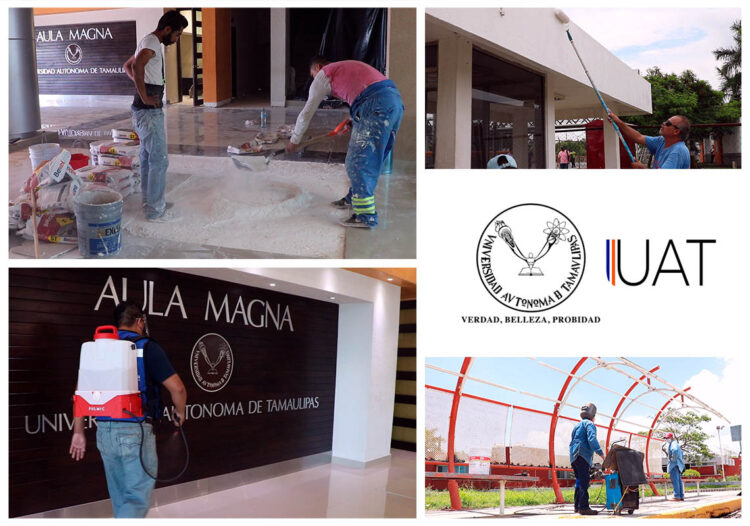 Realiza UAT obras de mantenimiento y sanitización en Campus Sur