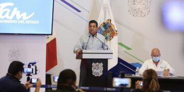 Hace Gobernador de Tamaulipas llamado a buscar solución a distribución de agua en estados del norte