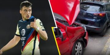 Federico Viñas, jugador del América, involucrado en accidente automovilístico