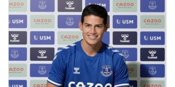 James Rodríguez ya es del Everton