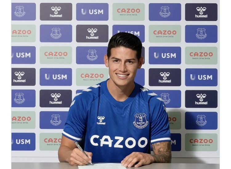 James Rodríguez ya es del Everton