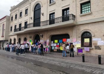 Protestan en Matamoros por muerte de Karen