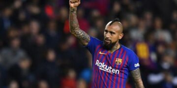 Arturo Vidal se despide del Barcelona