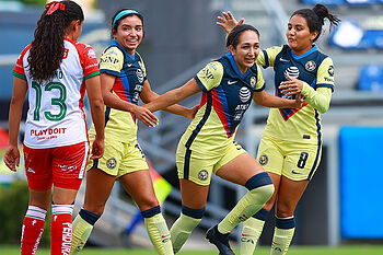 América no tiene piedad y golea al Necaxa en Coapa