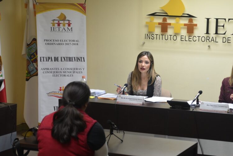 Evaluará IETAM los aspirantes a Consejeros Distritales y Municipales