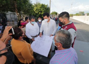 Autoriza Mario López más pavimentación a Col. Ricardo Ramos de Matamoros